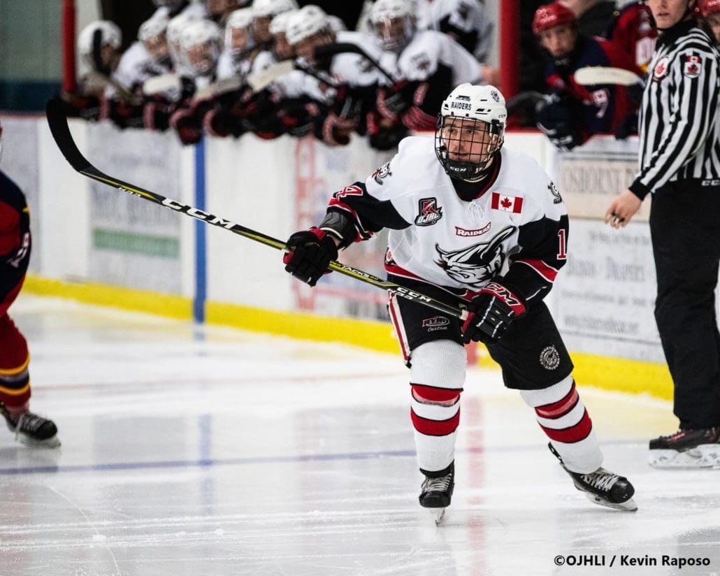 Ontario Junior Hockey League, Buckland Cup Championship Series. Game three between the Wellington Dukes and Georgetown Raiders