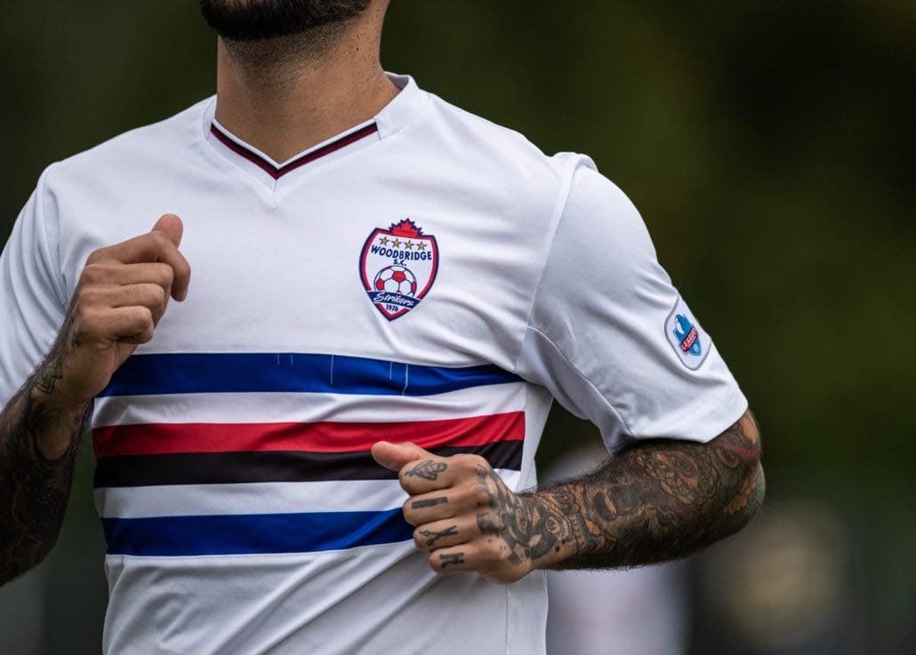 Sports Photography – League1 Ontario Playoffs, Men's Soccer, Woodbridge Strikers and Oakville Blue Devils in Oakville, Ontario, Canada at Bronte Athletic Park