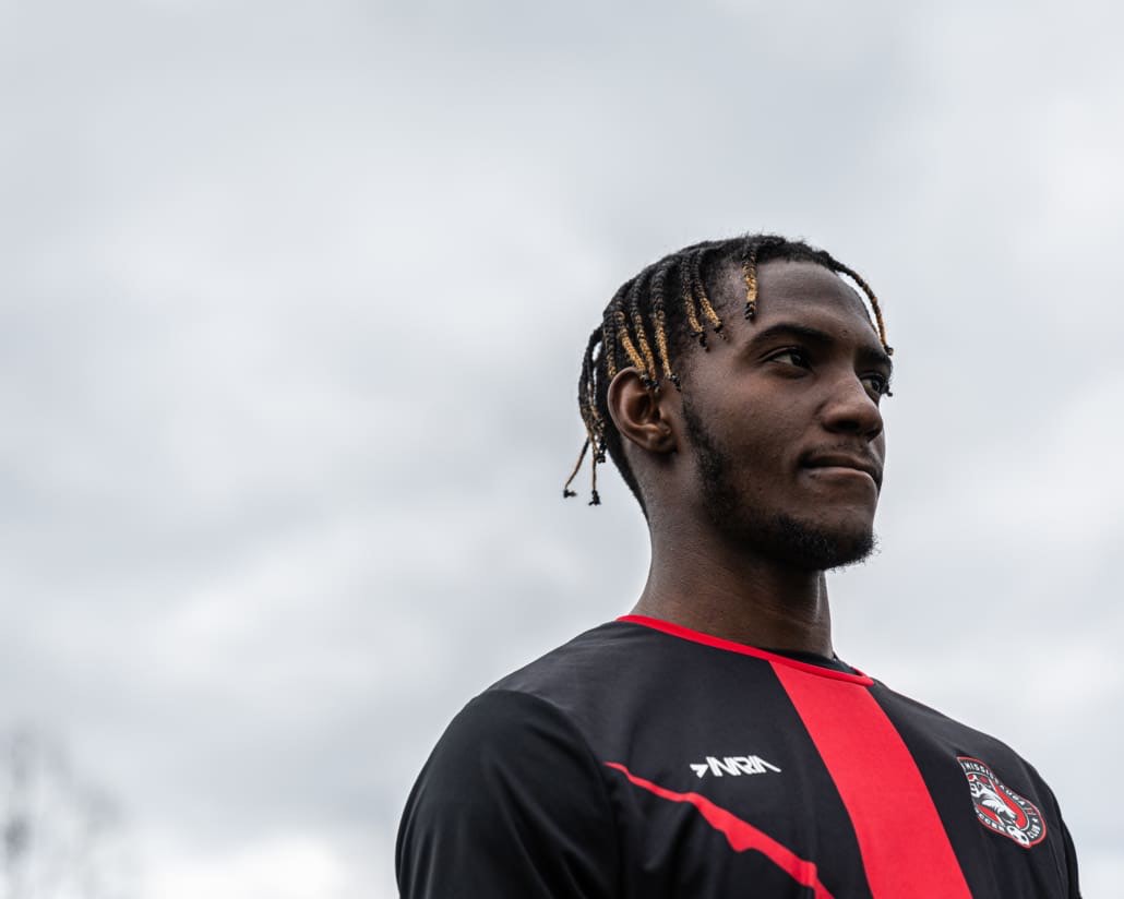 ST. CATHARINES, ON - Apr 21, 2024: League1 Ontario soccer game between St. Catharines Roma Wolves and North Mississauga SC. (Photo by Kevin Raposo / League1 Ontario)