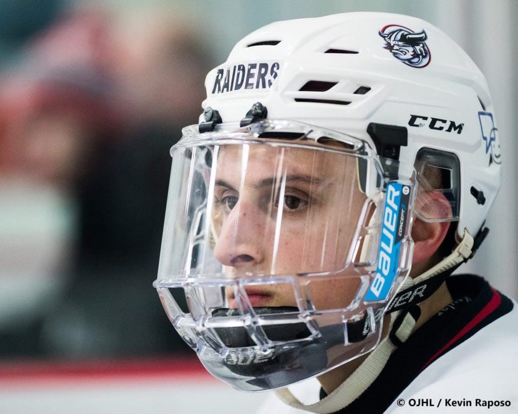 Ontario Junior Hockey League game between the Georgetown Raiders and the Whitby Fury