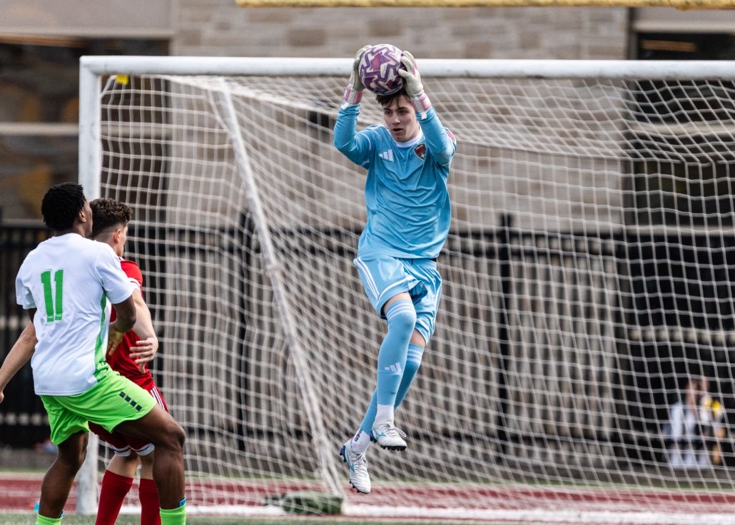 Ontario Premier League soccer game between Sudbury Cyclones and Hamilton United on April 11, 2026 at Ron Joyce Stadium in Hamilton