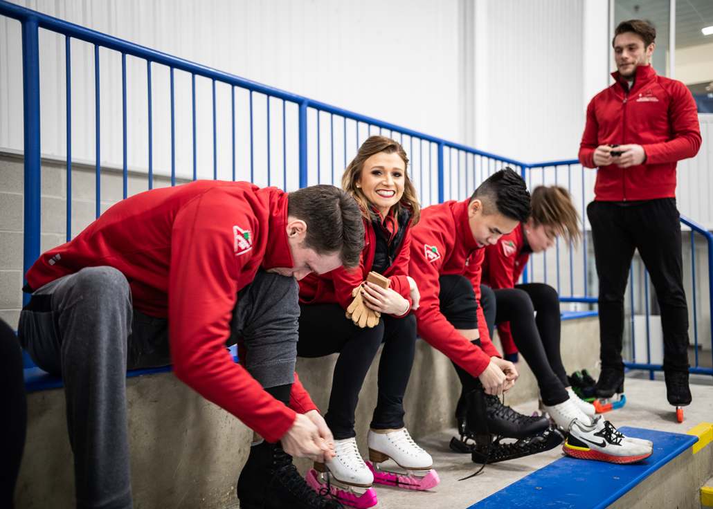 OAKVILLE, ON – Dec. 18, 2019: Skate Canada Motivational Tour for 2020 ISU World Figure Skating Championships.