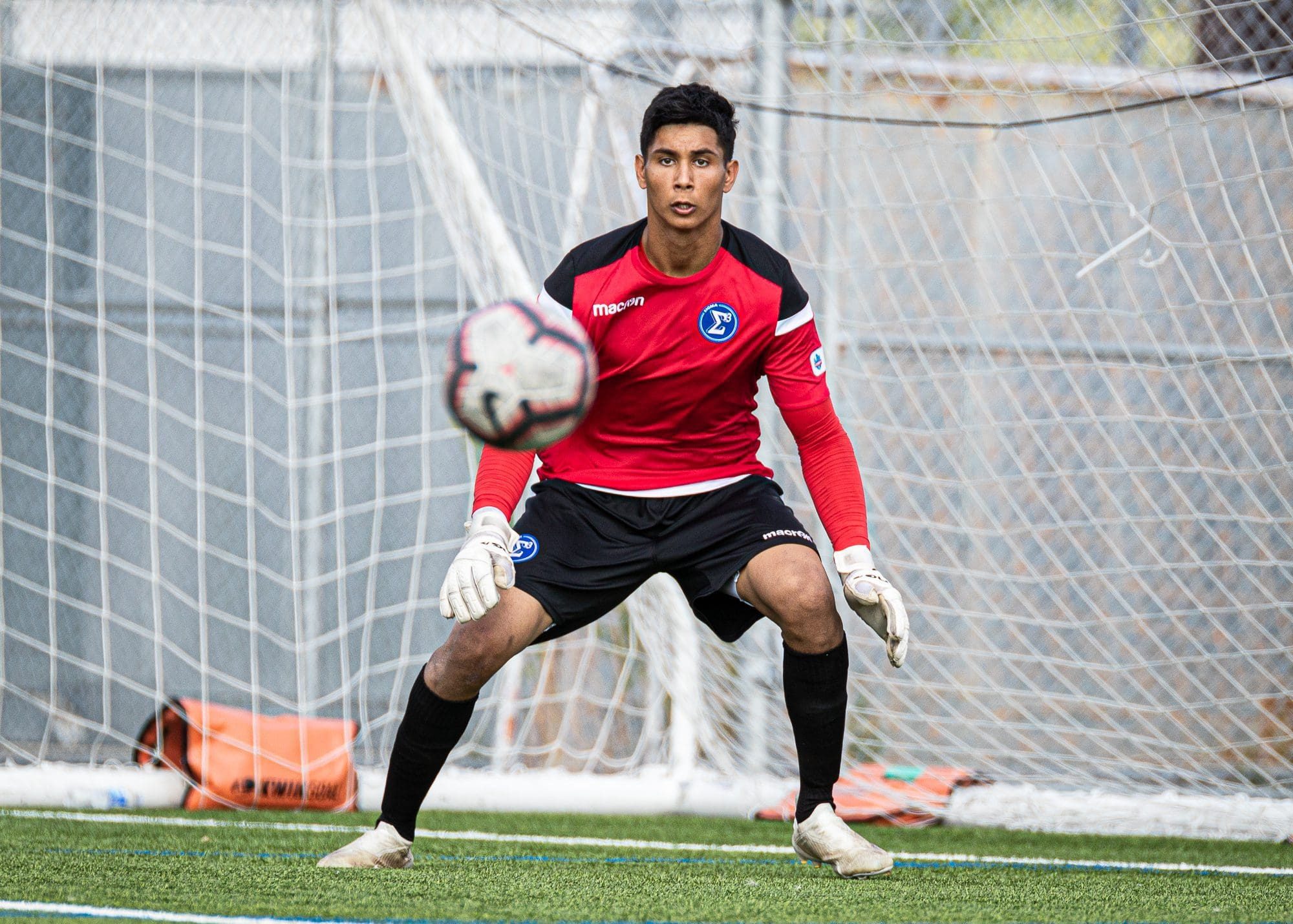 MISSISSAUGA, ON – JUL 27, 2019: League1 Ontario soccer game between Sigma FC and Durham United FA.(Photo by Kevin Raposo / League1 Ontario)