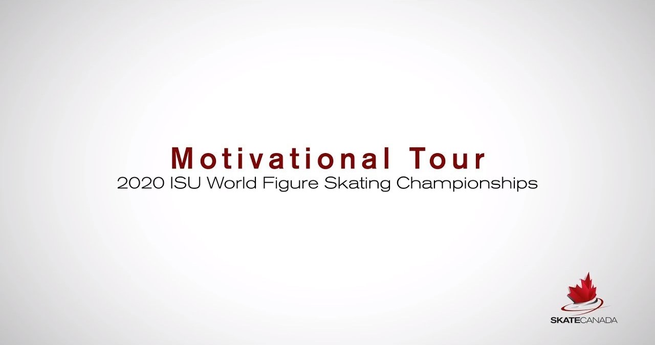 Video: Skate Canada - Motivational Tour for 2020 ISU World Figure Skating Championships