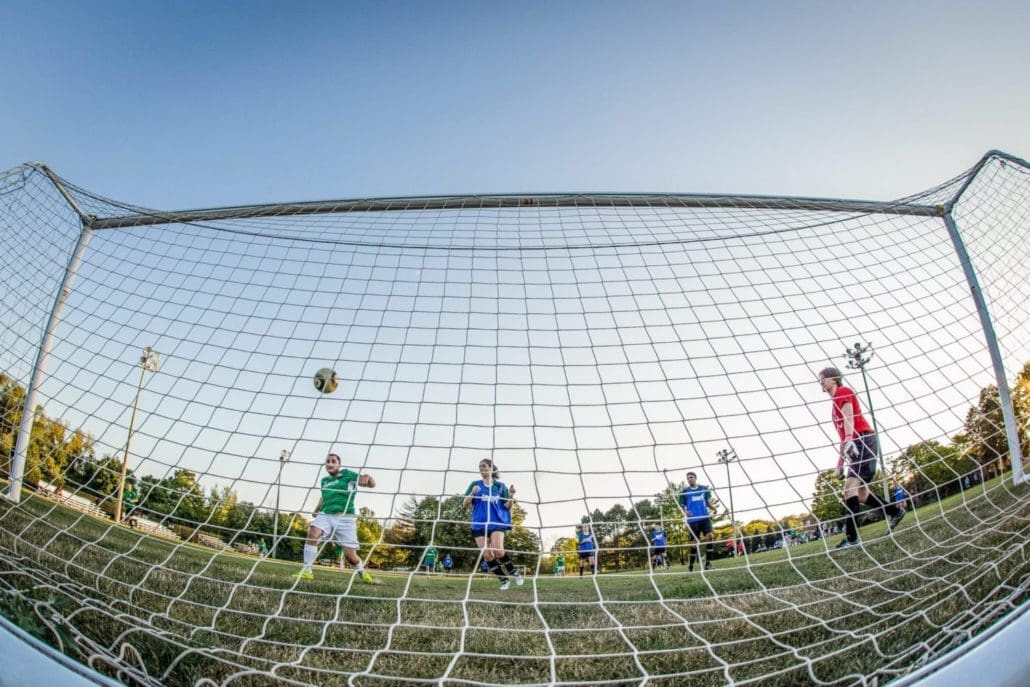 Sport Photography – Player Shoots on Empty Net
