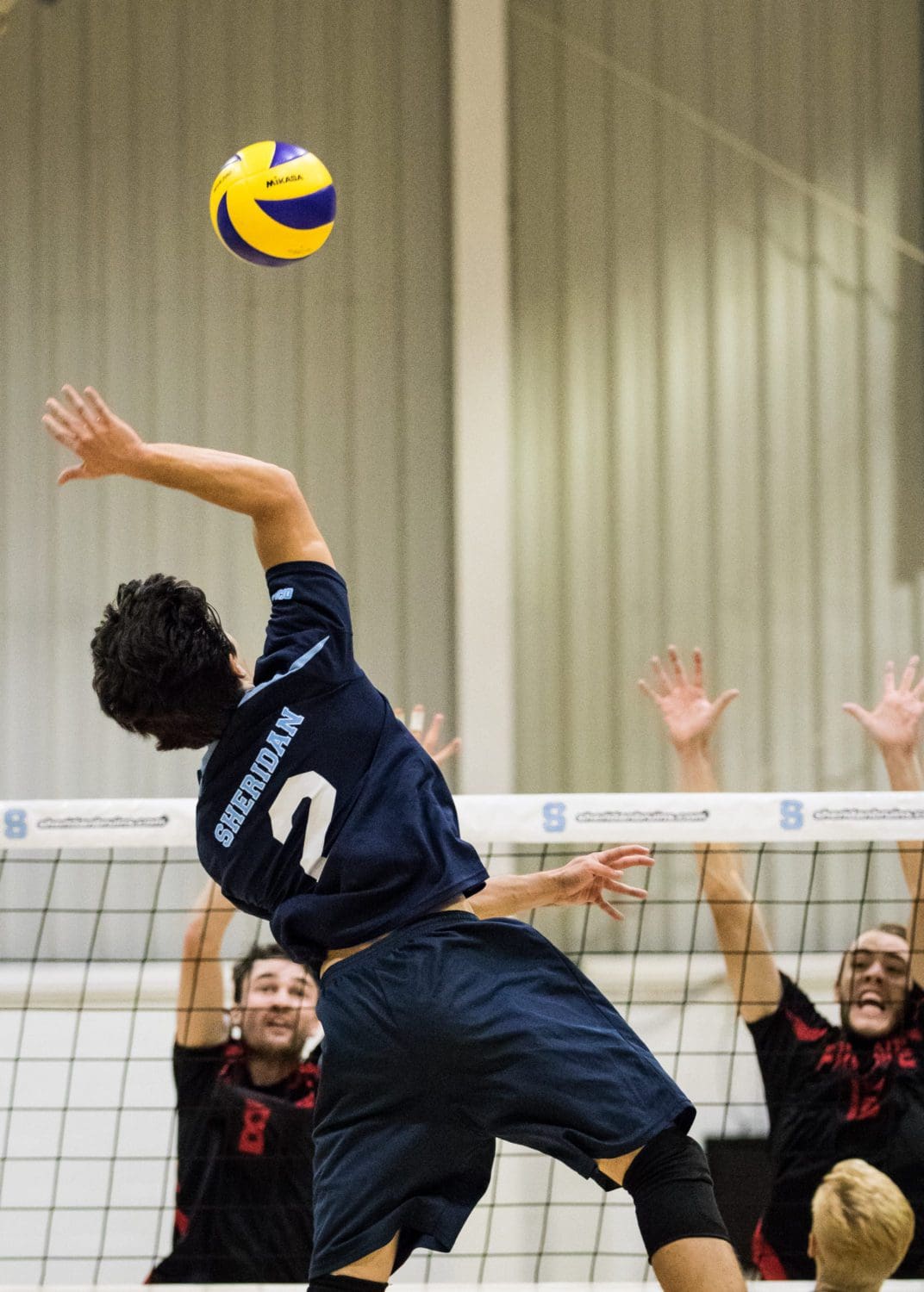 OAKVILLE, ON - Oct. 29, 2016 - A Sheridan player rises above the rest.