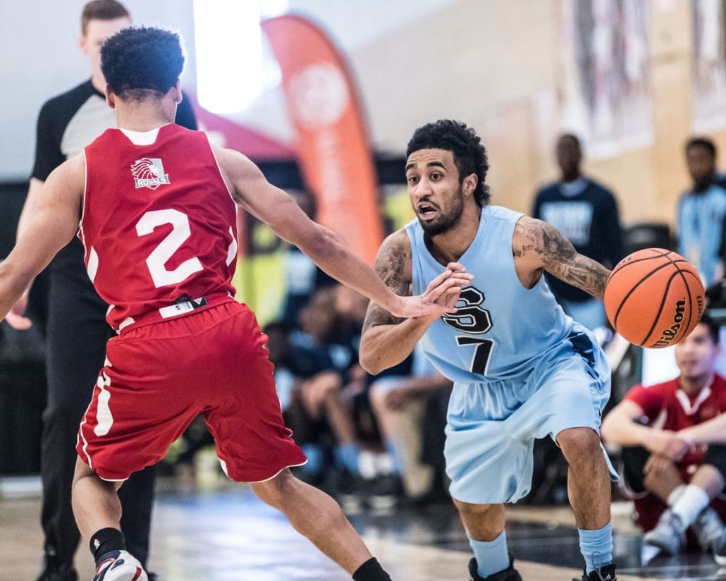 TORONTO, ON – Mar. 2, 2017: Sheridan Bruins vs. Redeemer Royals at OCAA Championship.