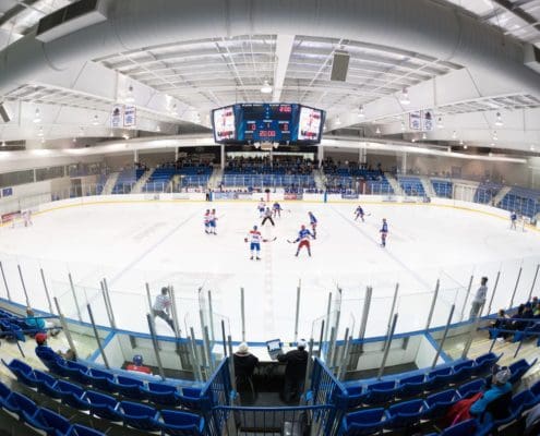 Ontario Junior Hockey League game between the Oakville Blades and the Toronto Jr. Canadiens
