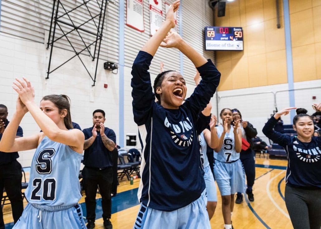 Sports Photography – OCAA (Ontario Colleges Athletic Association) Women’s and Men’s Basketball, Sheridan Bruins vs. Loyalist Lancers and Algonquin Thunder in Brampton, Ontario, Canada at Sheridan College (Davis Campus)