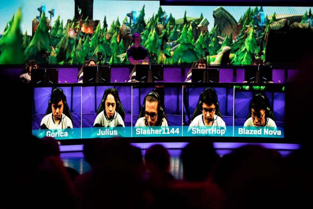University of Western Ontario (Western University) vs. Michigan State, UC Irvine, and Maryville at the College League of Legends Championship in Los Angeles, California in 2019