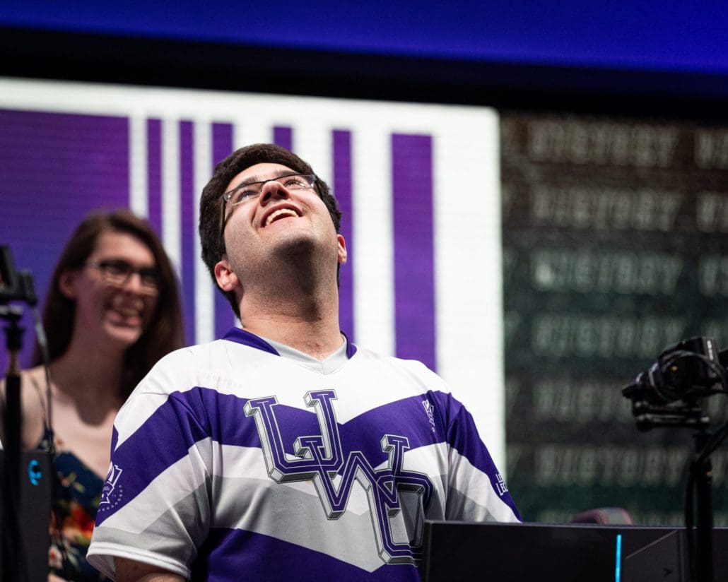 University of Western Ontario (Western University) vs. Michigan State, UC Irvine, and Maryville at the College League of Legends Championship in Los Angeles, California in 2019