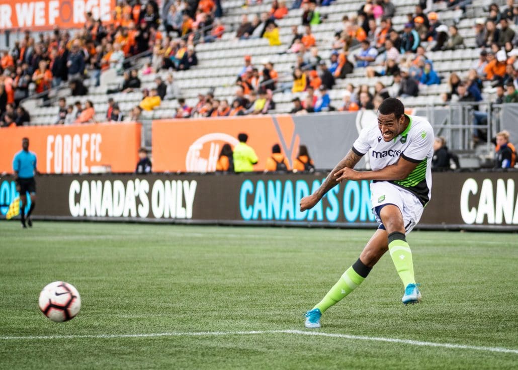 Sports Photography – Canadian Premier League, Regular Season, Men's Soccer, York9 FC and Forge FC in Hamilton, Ontario, Canada at Tim Hortons Field