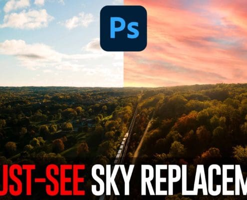 QUICKLY learn the SKY REPLACEMENT tool in Photoshop CC 2021