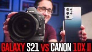 Galaxy S21 Ultra vs. Canon 1DX Mark II