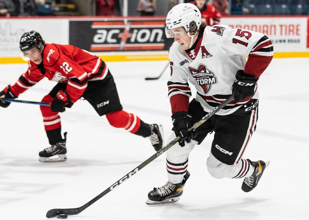 Ontario Hockey League game between the Guelph Storm and the Owen Sound Attack