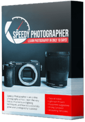 Speedy Photographer Box Design (Learn Photography in 10 Days)