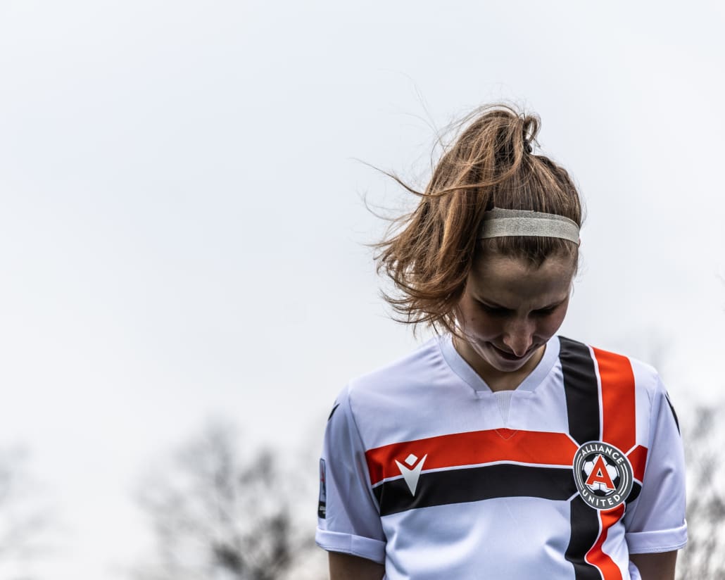 League1 Ontario soccer game between Oakville Blue Devils and Alliance United