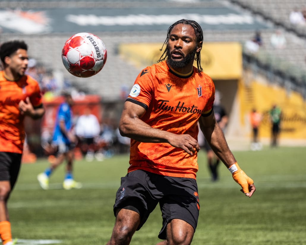 Canadian Championship action between CF Montréal and Forge FC on May 7, 2024 at Tim Hortons Field in Hamilton