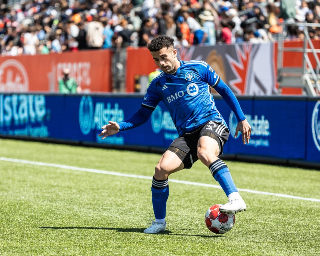 Canadian Championship action between CF Montréal and Forge FC on May 7, 2024 at Tim Hortons Field in Hamilton