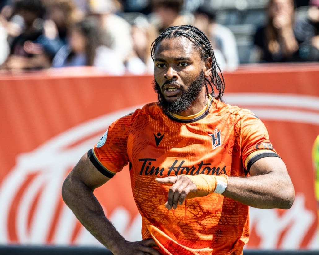 Canadian Championship action between CF Montréal and Forge FC on May 7, 2024 at Tim Hortons Field in Hamilton