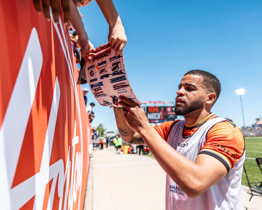 Canadian Championship action between CF Montréal and Forge FC on May 7, 2024 at Tim Hortons Field in Hamilton