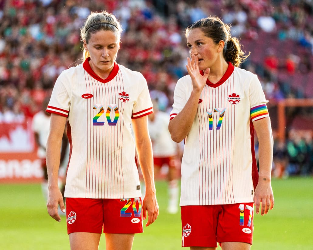 CONCACAF women's international soccer friendly between Mexico and Canada on June 4, 2024 at BMO Field in Toronto.