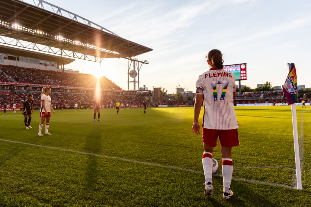 CONCACAF women's international soccer friendly between Mexico and Canada on June 4, 2024 at BMO Field in Toronto.