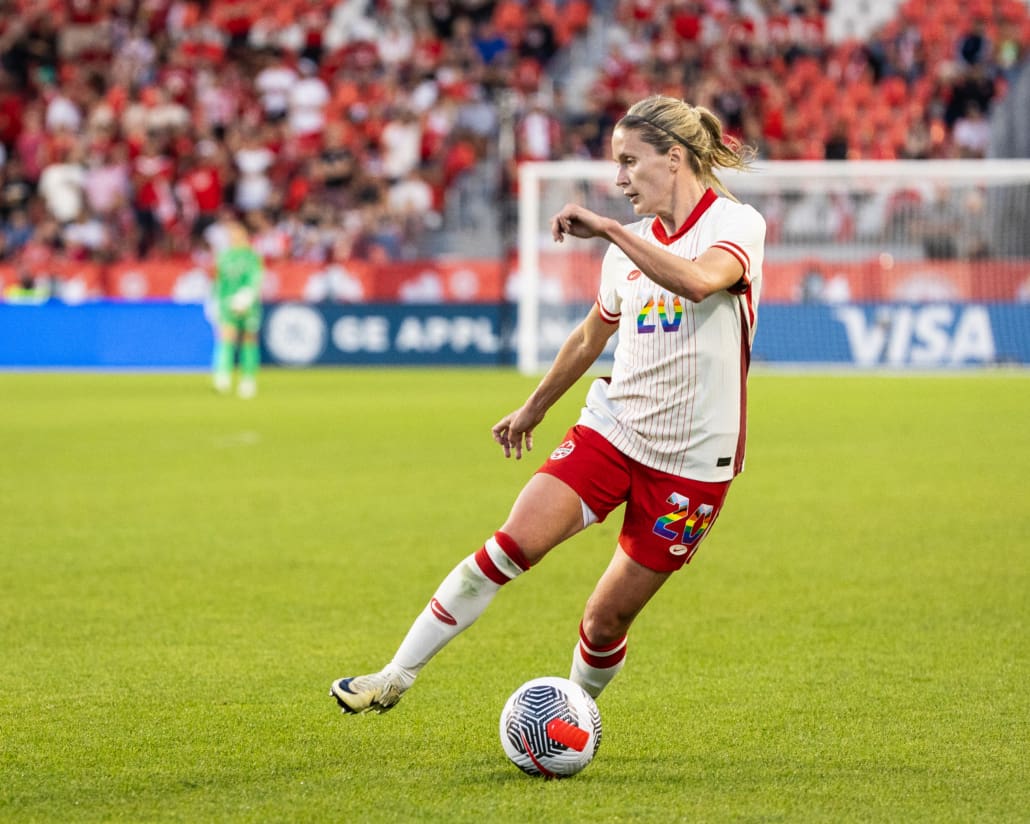 CONCACAF women's international soccer friendly between Mexico and Canada on June 4, 2024 at BMO Field in Toronto.