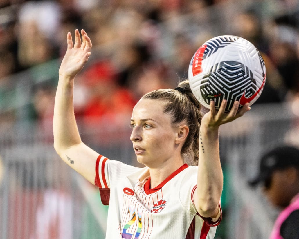 CONCACAF women's international soccer friendly between Mexico and Canada on June 4, 2024 at BMO Field in Toronto.