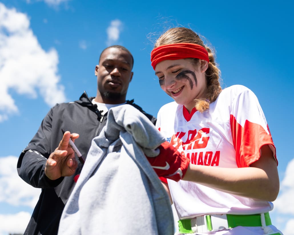 NFL Flag Regionals in Regina on June 8, 2024 at the University of Regina.