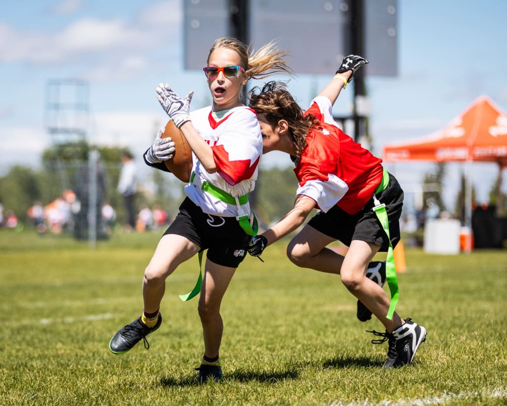 NFL Flag Regionals in Regina on June 8, 2024 at the University of Regina.