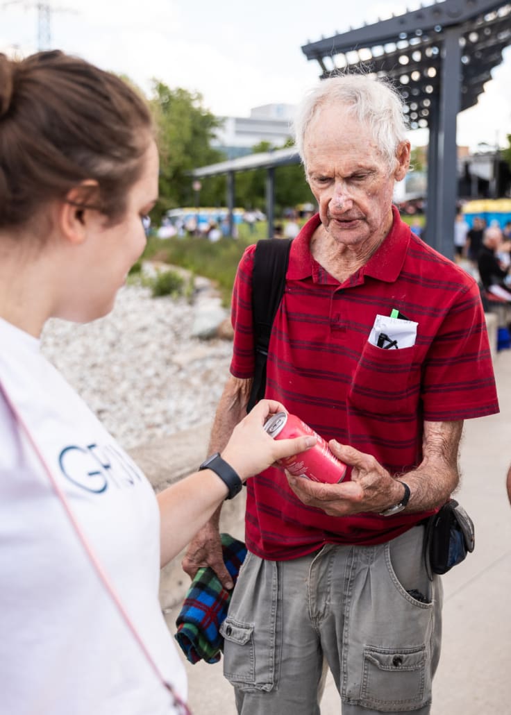 Corporate event photography for Grüvi at the Sound of Music Festival in Burlington on June 14, 2024 at Spencer Smith Park.