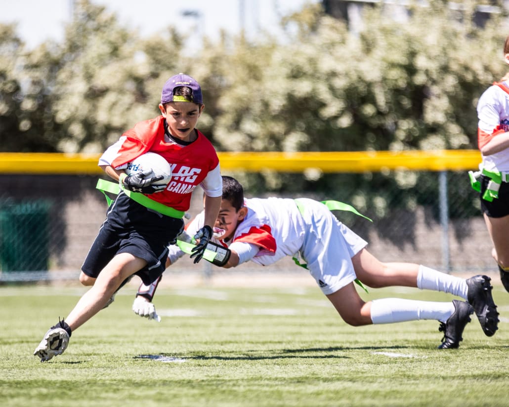 NFL Flag Regionals in Edmonton on June 15, 2024 at Fuhr Sports Park.