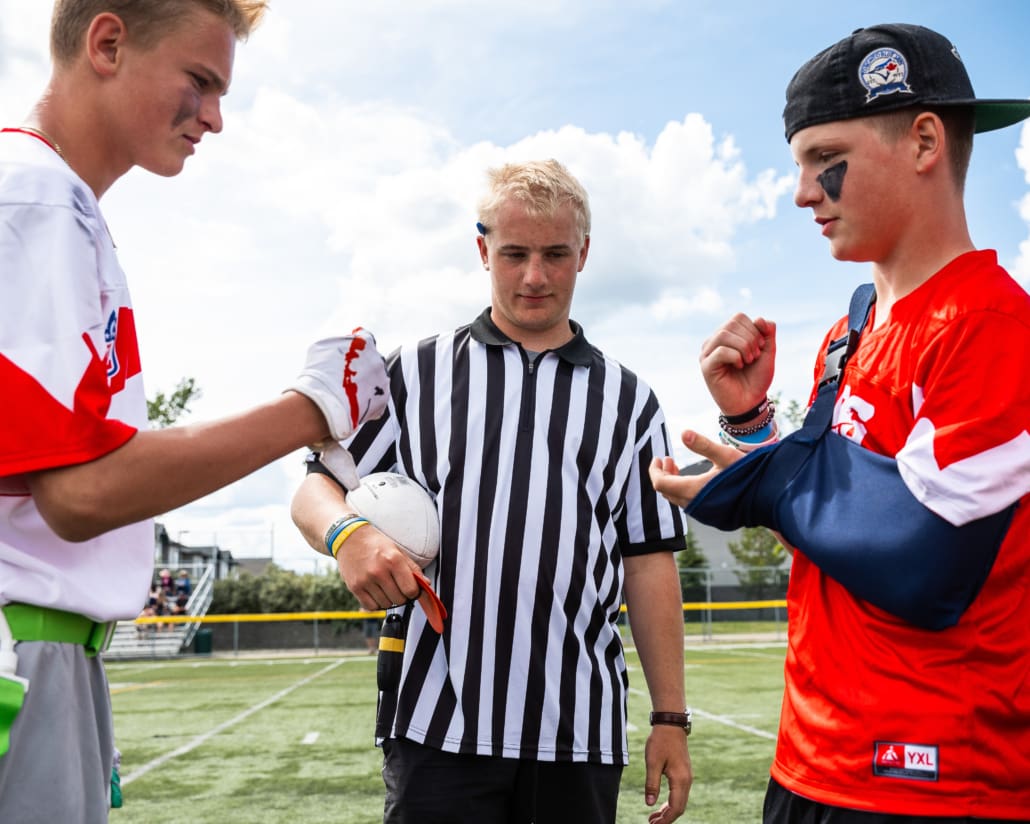 NFL Flag Regionals in Edmonton on June 15, 2024 at Fuhr Sports Park.