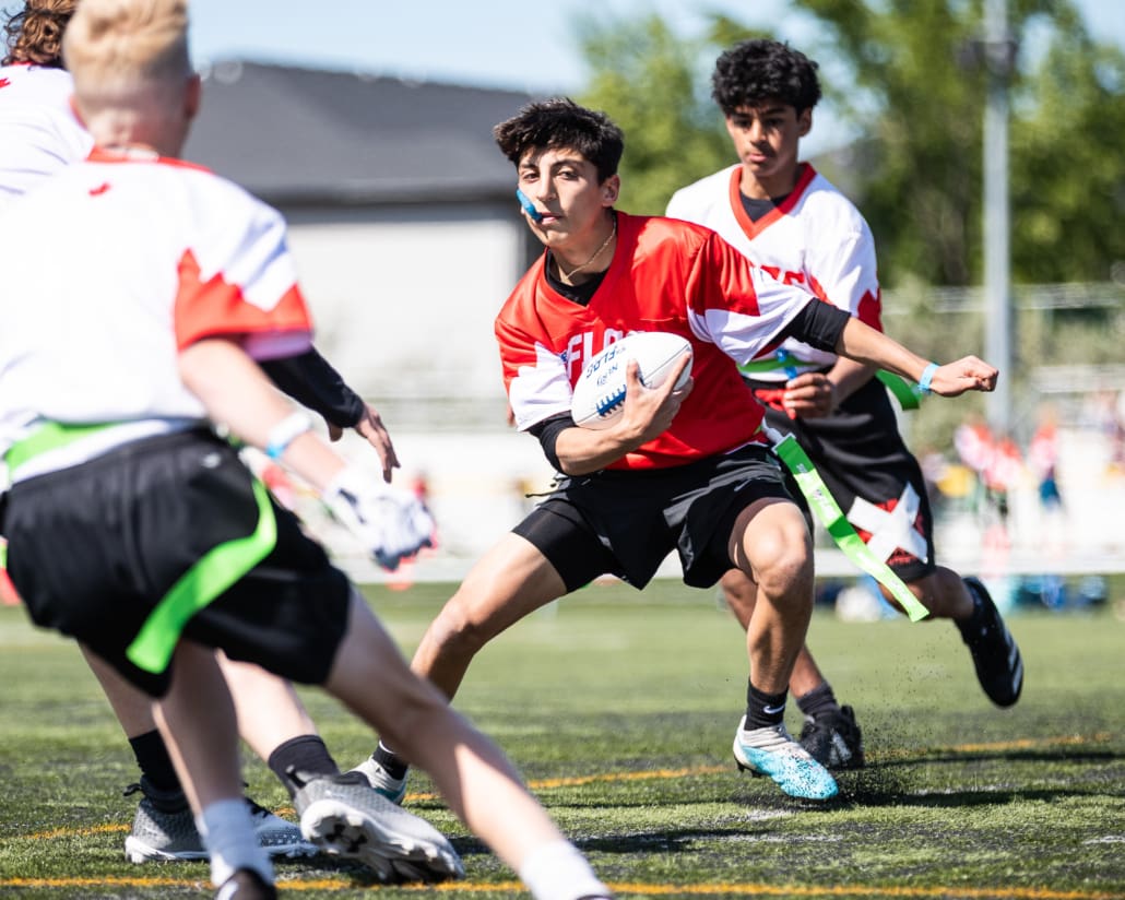 NFL Flag Regionals in Edmonton on June 15, 2024 at Fuhr Sports Park.