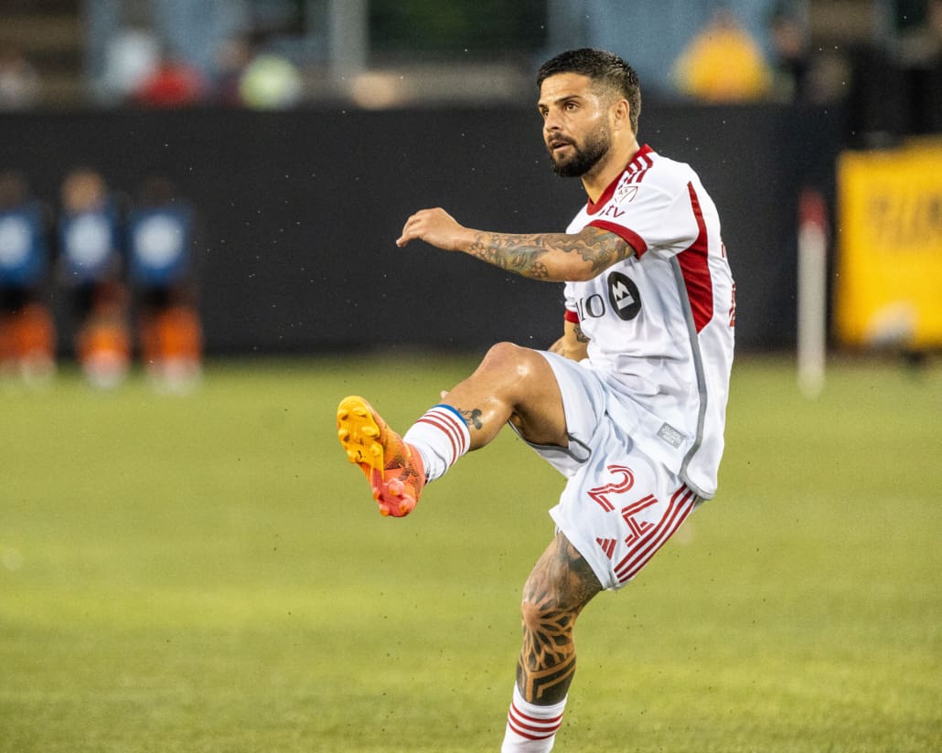 Canadian Championship action between Toronto FC and Forge FC on July 10, 2024 at Tim Hortons Field in Hamilton.