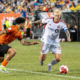 Canadian Championship action between Toronto FC and Forge FC on July 10, 2024 at Tim Hortons Field in Hamilton.