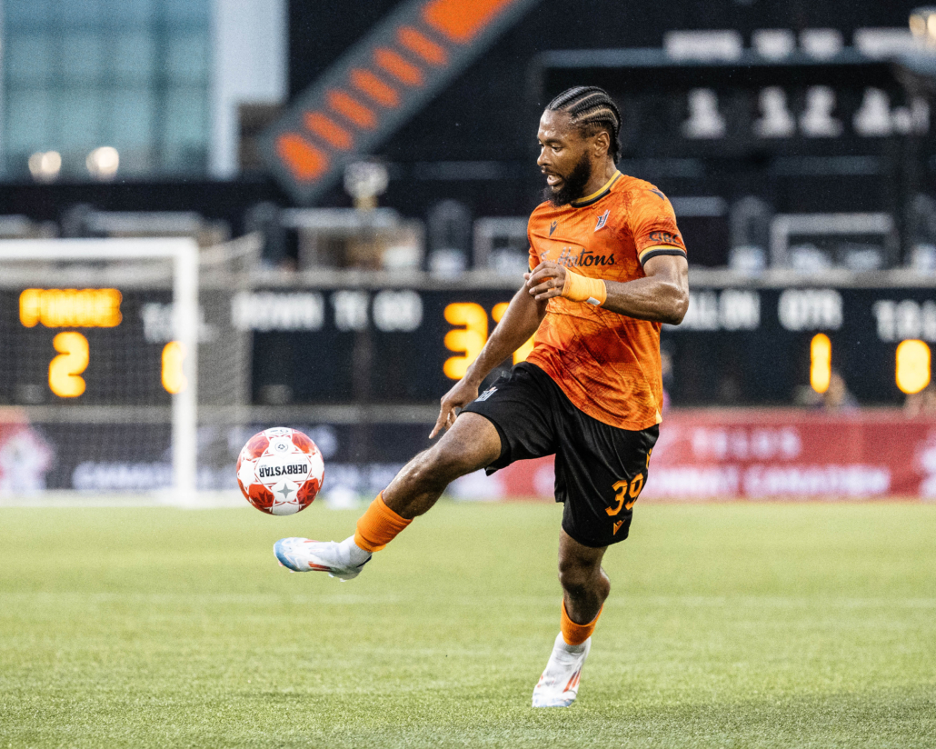 Canadian Championship action between Toronto FC and Forge FC on July 10, 2024 at Tim Hortons Field in Hamilton.