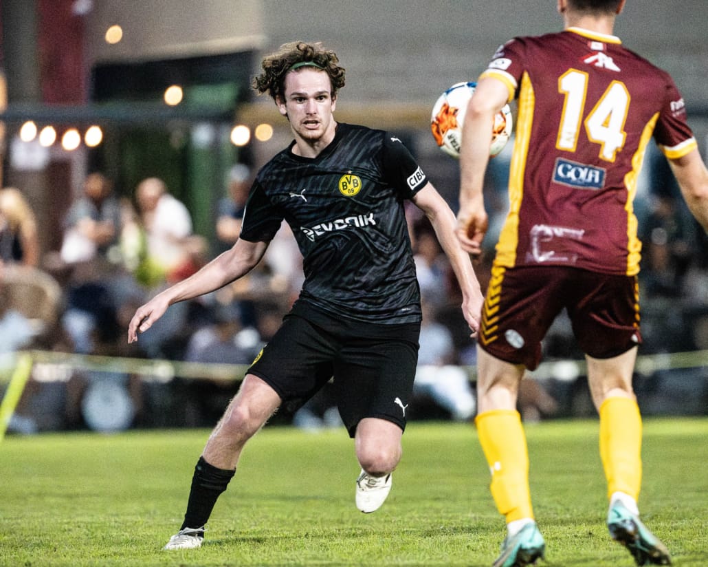 League1 Ontario soccer between BVB IA Waterloo and St. Catherines Roma Wolves on July 19, 2024 at Club Roma in St. Catharines.