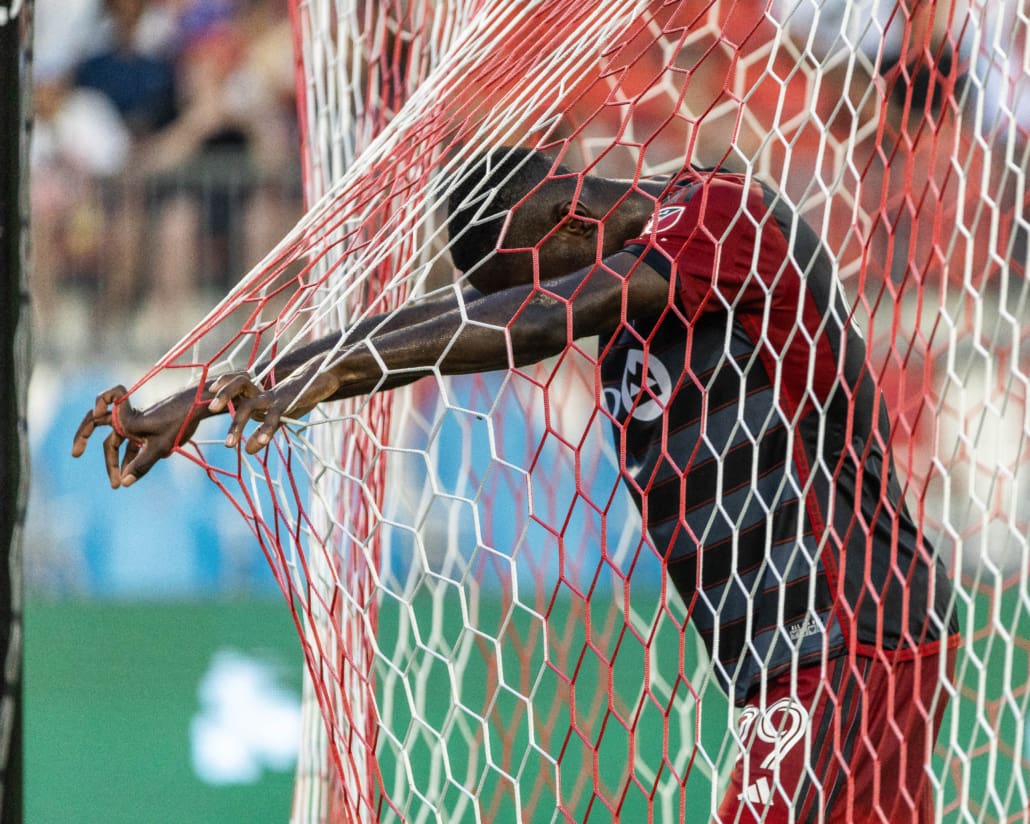 Canadian Championship semi-final action between Forge FC and Toronto FC on August 27, 2024 at BMO Field in Toronto.