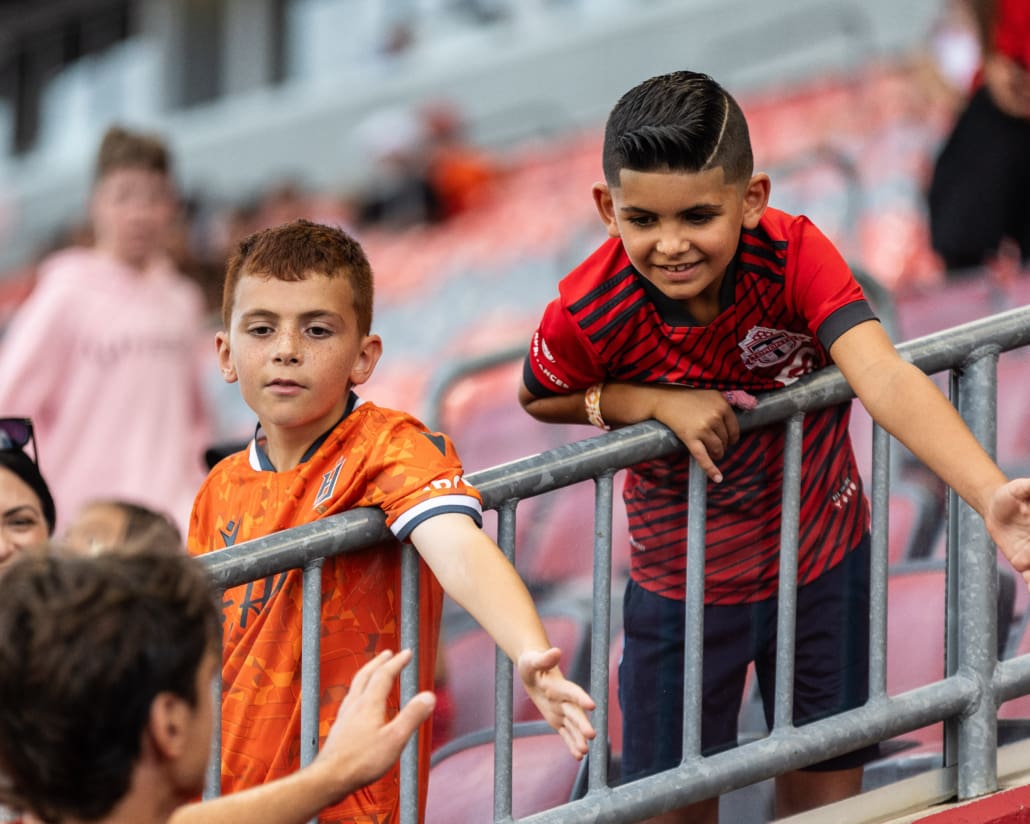 Canadian Championship semi-final action between Forge FC and Toronto FC on August 27, 2024 at BMO Field in Toronto.