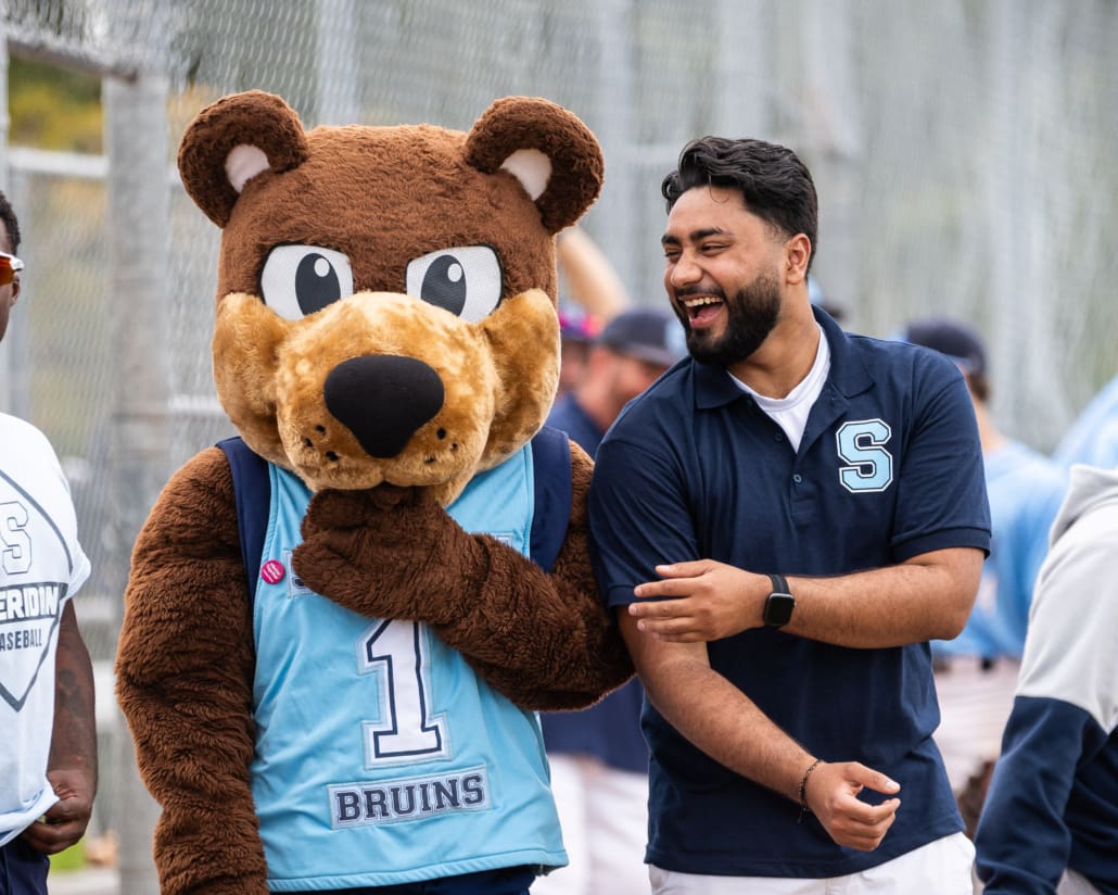 Ontario Colleges Athletic Association (OCAA) baseball action between Sault and Sheridan on September 21, 2024 at Quenippenon Meadows Community Park