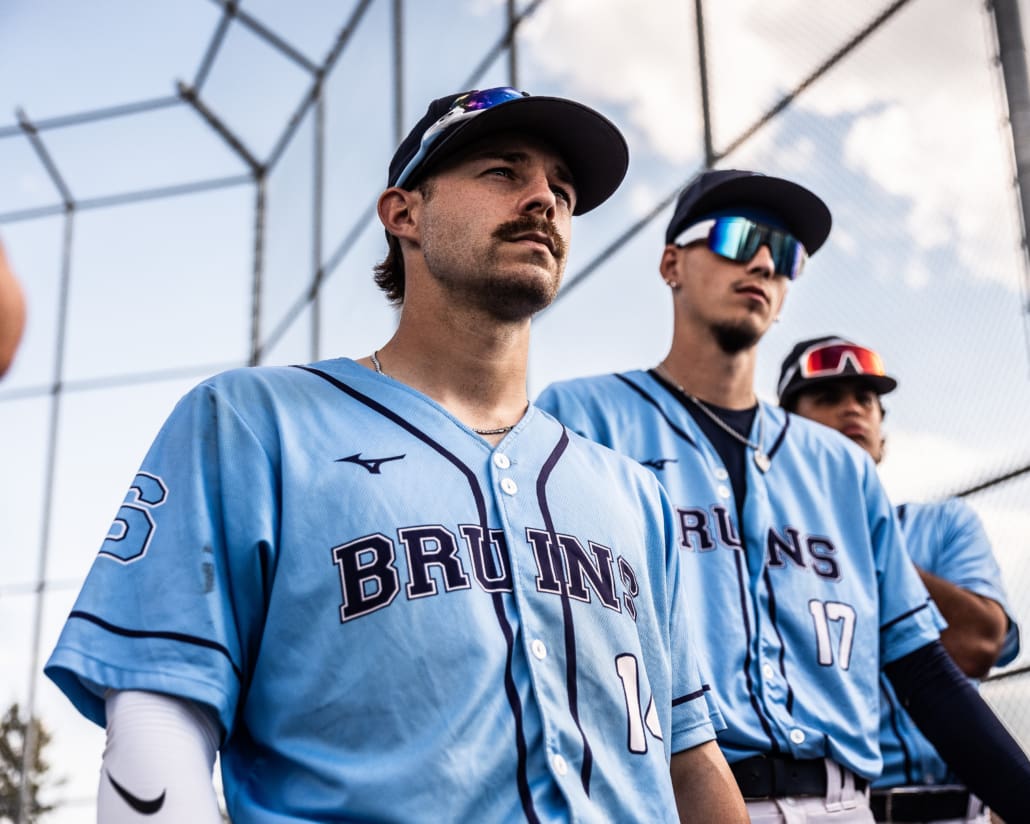 Ontario Colleges Athletic Association (OCAA) baseball action between Sault and Sheridan on September 21, 2024 at Quenippenon Meadows Community Park