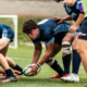 Ontario Colleges Athletic Association (OCAA) rugby action between Georgian and Sheridan on September 28, 2024 at Sheridan College