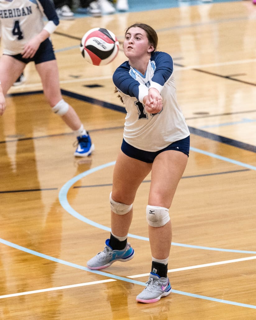 Ontario Colleges Athletic Association volleyball action between Fanshawe and Sheridan on January 11, 2025 at Sheridan College