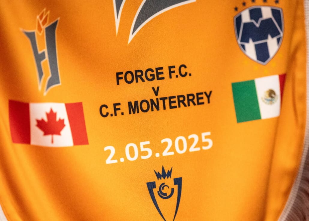 CONCACAF Champions Cup Soccer action between CF Monterrey and Forge FC on February 5, 2025 at Tim Hortons Field in Hamilton