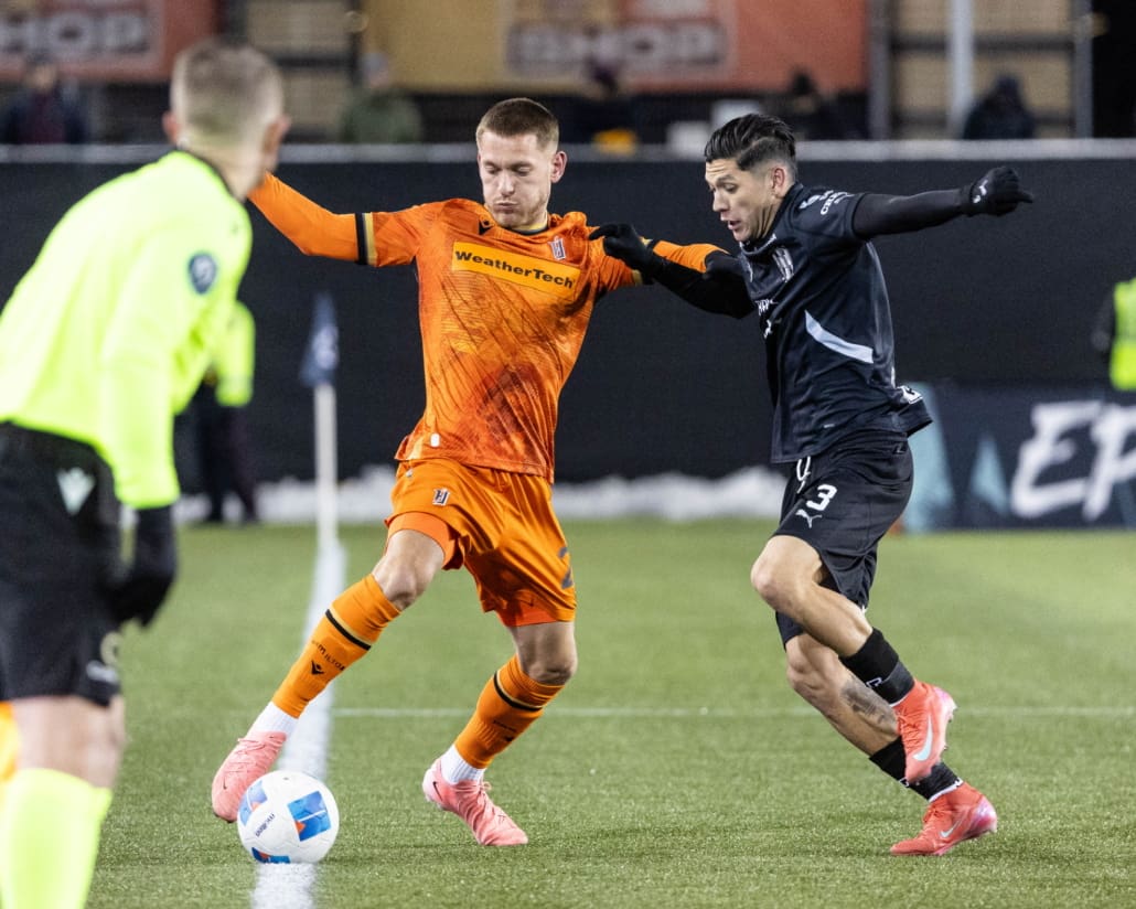 CONCACAF Champions Cup Soccer action between CF Monterrey and Forge FC on February 5, 2025 at Tim Hortons Field in Hamilton