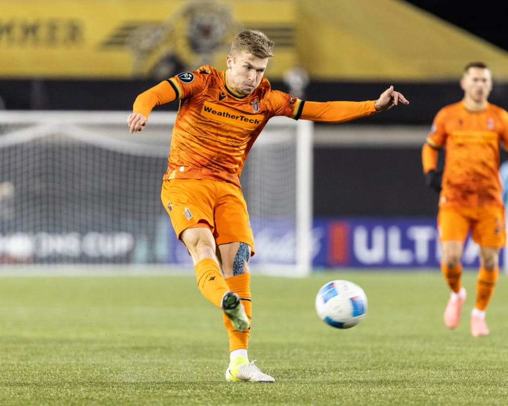 CONCACAF Champions Cup Soccer action between CF Monterrey and Forge FC on February 5, 2025 at Tim Hortons Field in Hamilton