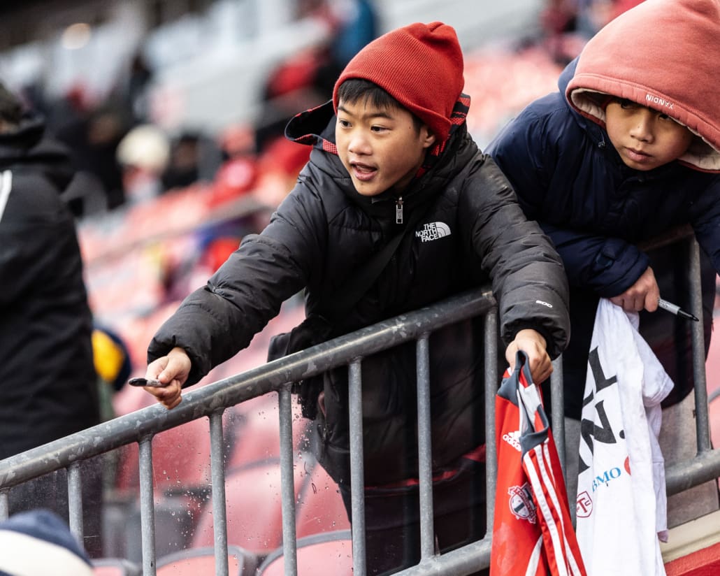 Major League Soccer action between the Vancouver Whitecaps and Toronto FC on March 29, 2025 at BMO Field in Toronto
