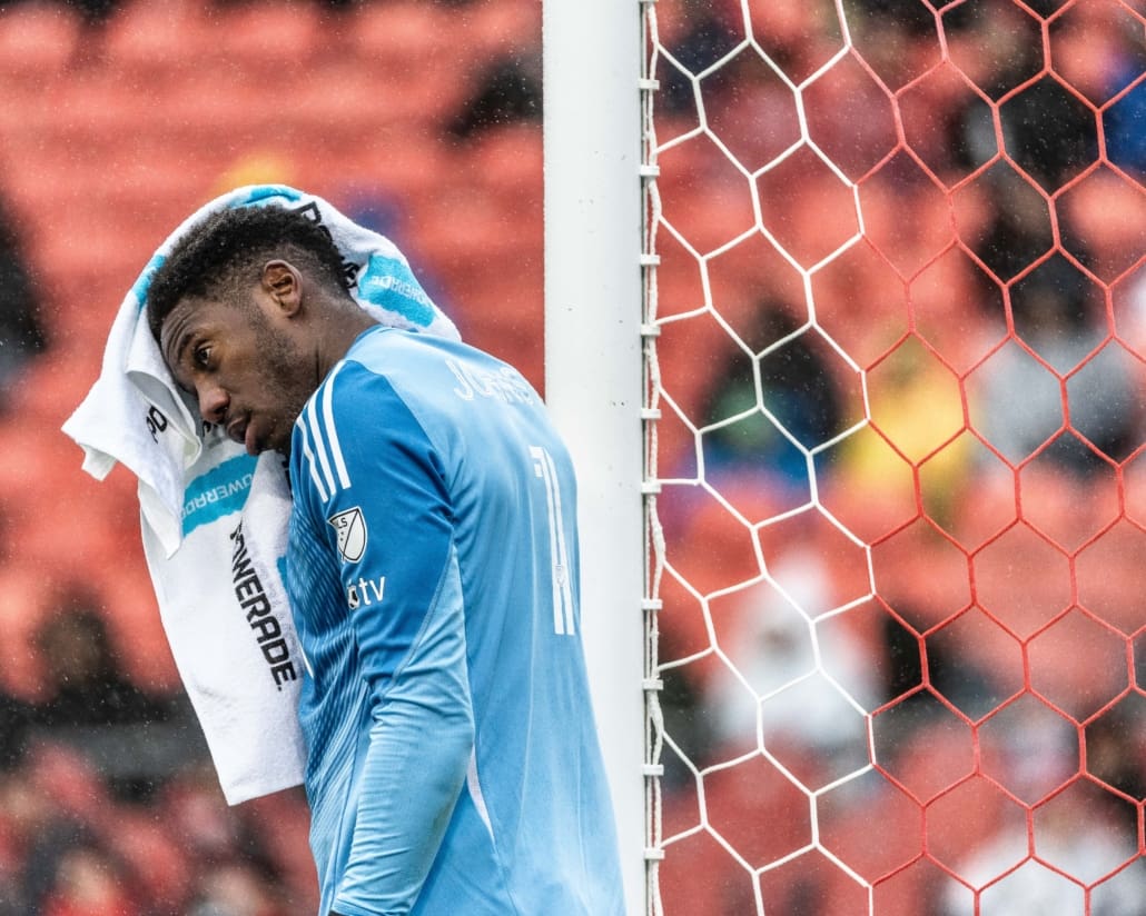 Major League Soccer action between the Vancouver Whitecaps and Toronto FC on March 29, 2025 at BMO Field in Toronto